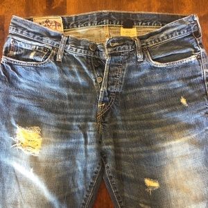 Abercrombie and Fitch Destroyed Bootcut Jean